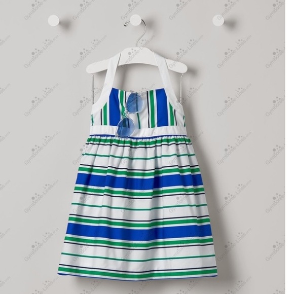 Janie and Jack Collection Bar Harbor Breeze Striped Dress - Picture 3 of 4